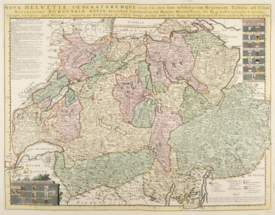 Lot 239 - Switzerland. A collection of 10 maps, 18th & 19th century