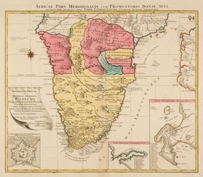 Lot 131 - South Africa & Cape Town. Lotter (Tobias Conrad), Africae pars Meridionalis..., circa 1775