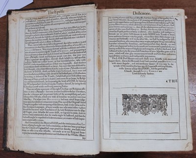 Lot 214 - Bible [English]. The Holy Bible, containing the Old Testament, and the New, 1634