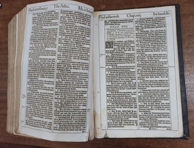 Lot 214 - Bible [English]. The Holy Bible, containing the Old Testament, and the New, 1634