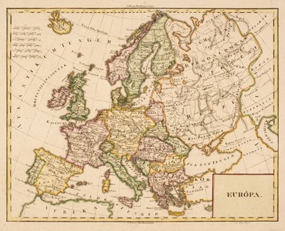 Lot 87 - Budai (Esaias). World & Four Continents, Debrecen, circa 1800