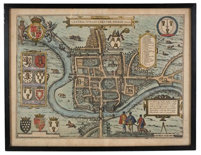 Lot 200 - Chester. Braun (Georg & Hogenberg Frans), Cestria (vulgo) Chester Angliae Civitas, 1581