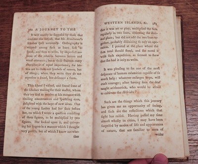 Lot 339 - Johnson (Samuel). A Journey to the Western Isles, 1st edition, 1775