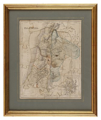 Lot 214 - Holy Land. Hondius (Henricus), Situs Terrae Promissionis..., 1636