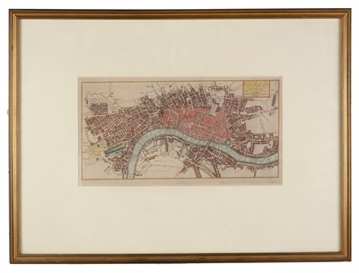 Lot 220 - London. Meyer (Pieter). Platte Grond  der Steden London en Westminster..., Amsterdam, 1760