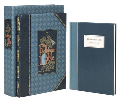 Lot 98 - Folio Society. The Holkham Bible, limited edition, London, 2007, 66/1750