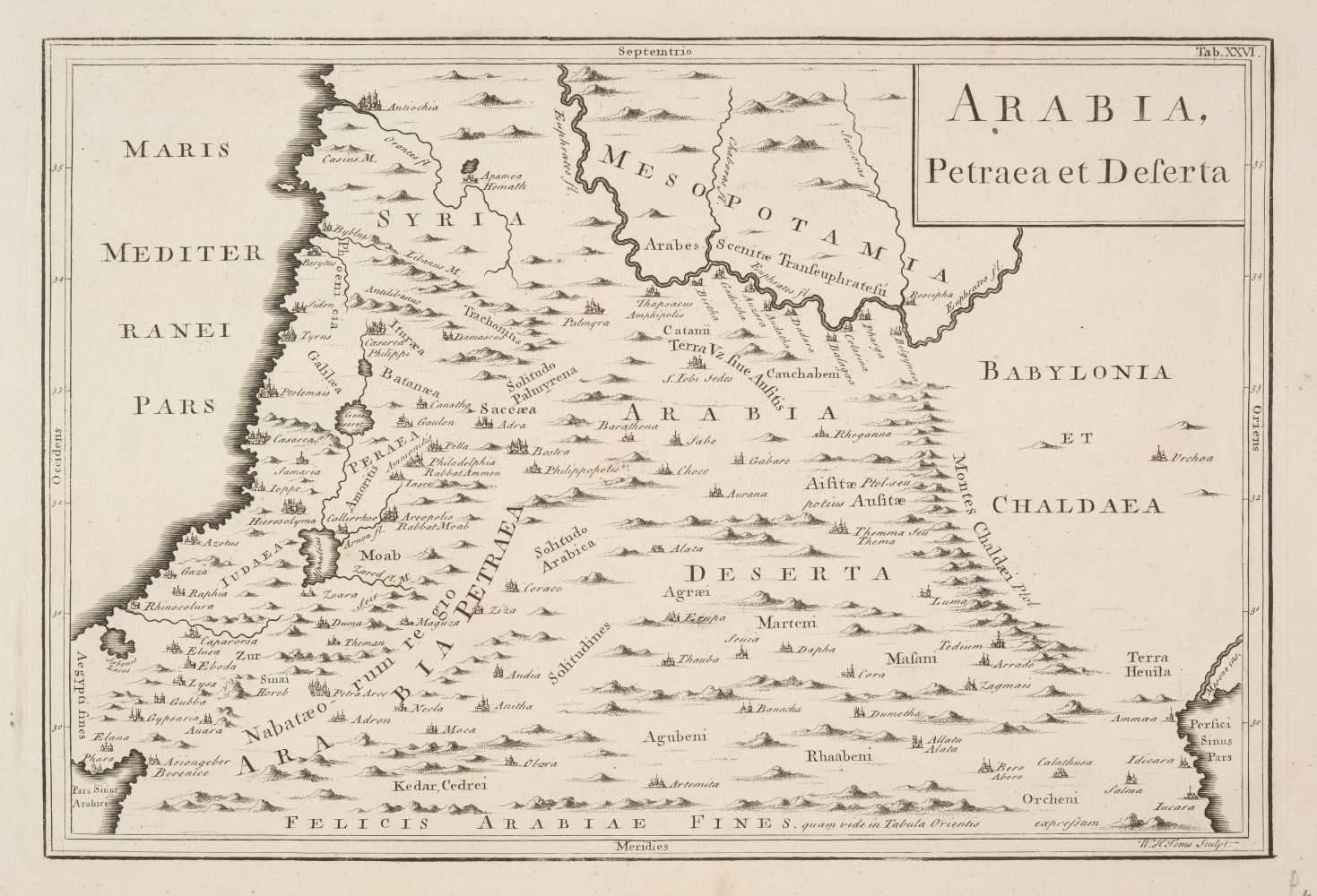 Lot 222 - Middle East. A collection of approximately 42 maps, 18th & 19th century