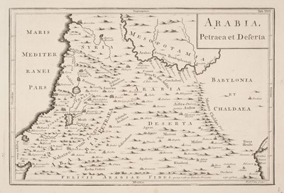 Lot 222 - Middle East. A collection of approximately 42 maps, 18th & 19th century