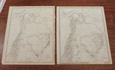 Lot 222 - Middle East. A collection of approximately 42 maps, 18th & 19th century