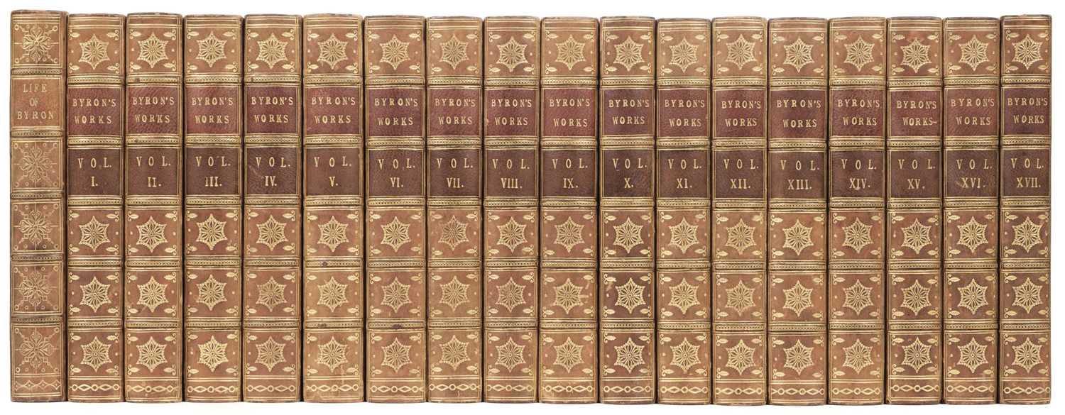 Lot 276 - Byron (George Gordon). Works, 17 volumes, 1832-33