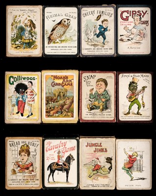 Lot 544 - De La Rue (Thomas & Co.). Complete set of 12 Pictorial Card Games, 1890-1914