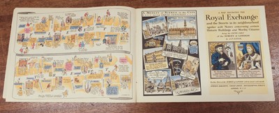 Lot 234 - Sayer (J. P.). 12 Original Lithographic Prints..., Picture Maps of London..., 1948