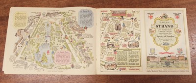 Lot 234 - Sayer (J. P.). 12 Original Lithographic Prints..., Picture Maps of London..., 1948