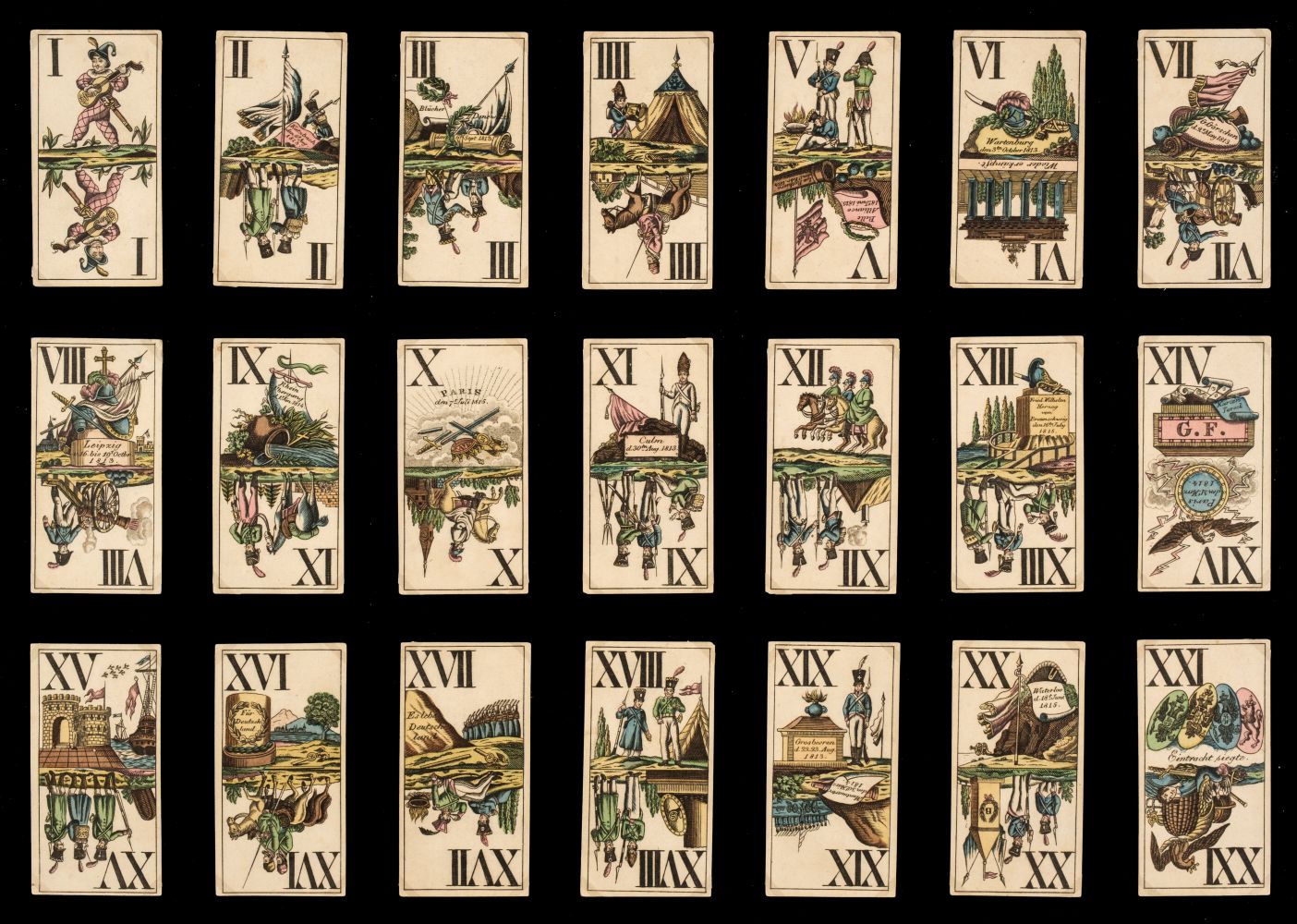 Lot 333 - Austrian Victory Tarot. Sieg-Tarok,