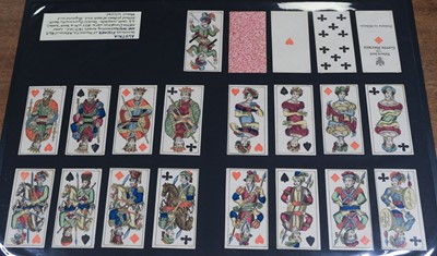 Lot 333 - Austrian Victory Tarot. Sieg-Tarok, Prossnitz, Moravia: Gottfried Fischer, circa 1840, & 1 other