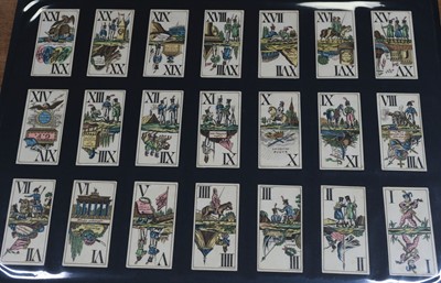 Lot 333 - Austrian Victory Tarot. Sieg-Tarok, Prossnitz, Moravia: Gottfried Fischer, circa 1840, & 1 other