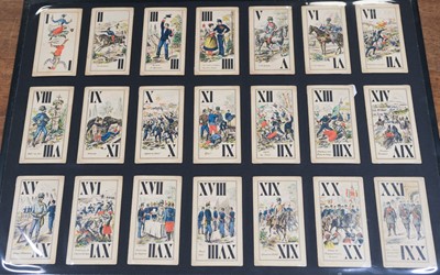 Lot 333 - Austrian Victory Tarot. Sieg-Tarok, Prossnitz, Moravia: Gottfried Fischer, circa 1840, & 1 other