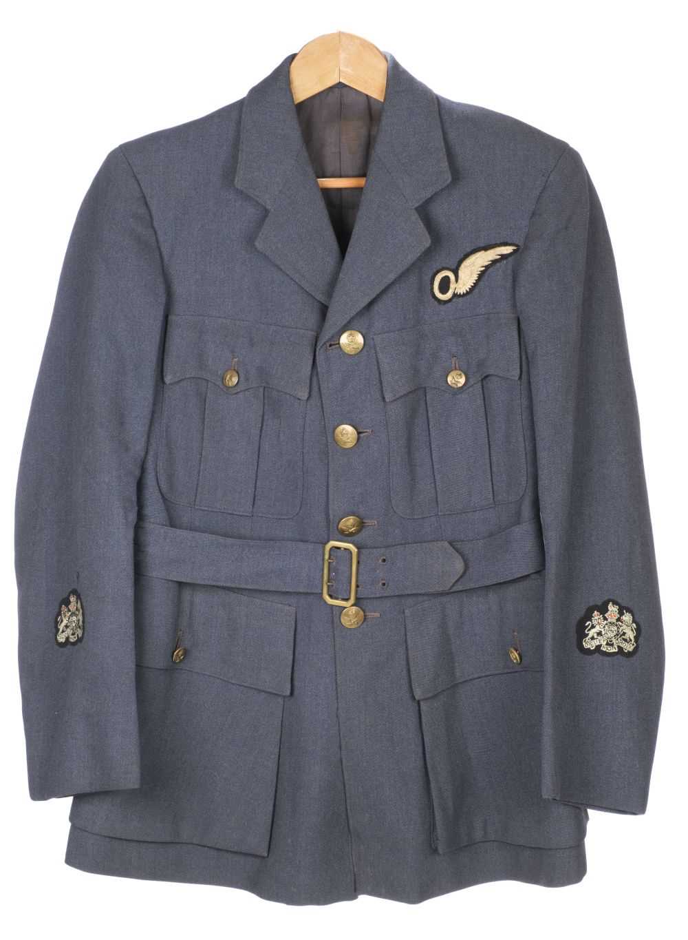 Lot 240 - RAF Tunic. A WWII RAF tunic dated 1945