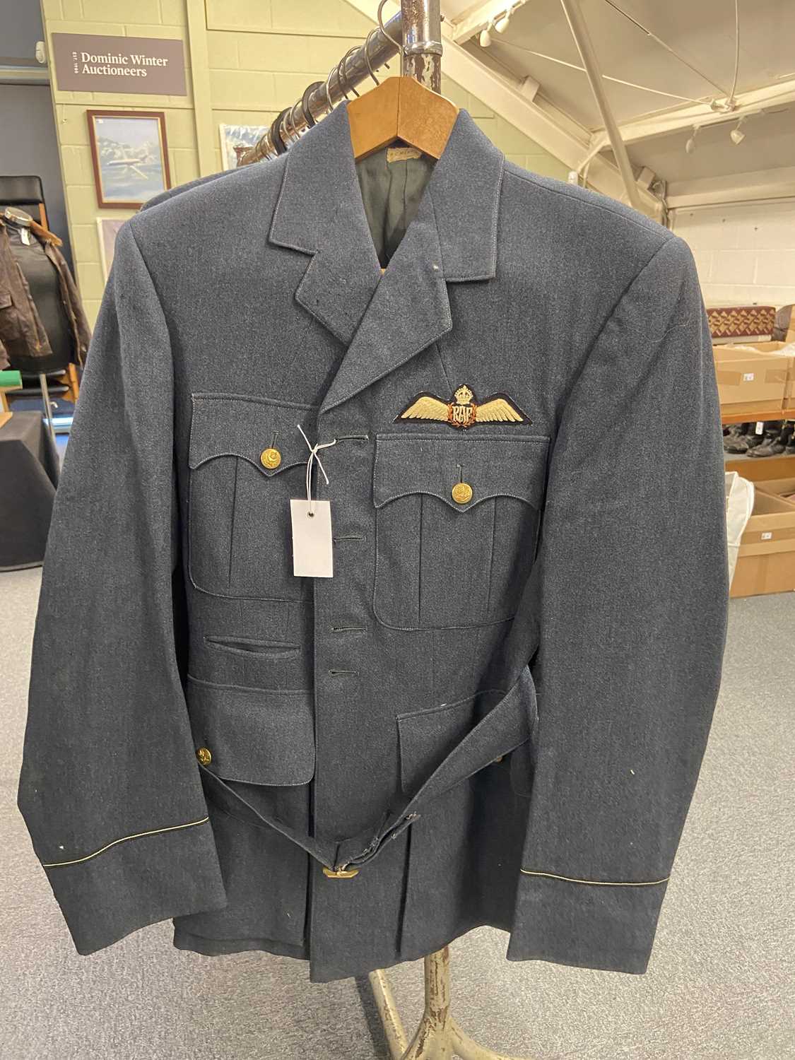 Lot 220 - RAF Tunic. A WWII RAF tunic worn by R.C. Martin