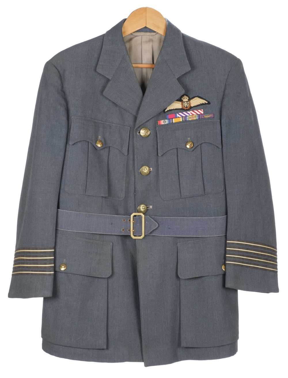 Lot 241 - RAF Tunic. A WWII RAF tunic, Group Captain DSO, DFC, AFC