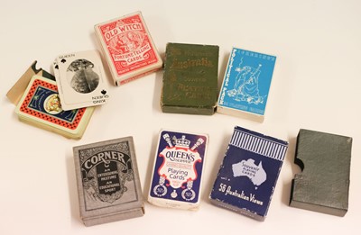 Lot 534 - Australian Playing Cards. Kangaroo Playing Cards, circa 1900