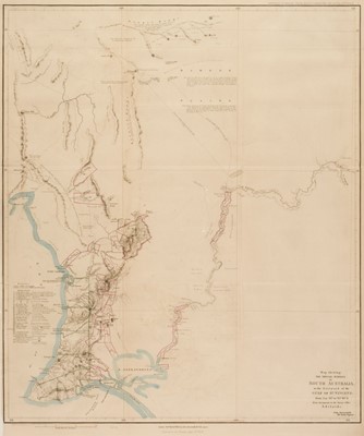 Lot 64 - Australia. Arrowsmith (John), Map shewing the Special Surveys in South Australia..., 1841