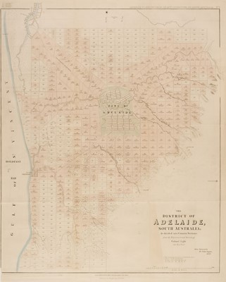 Lot 66 - Australia. Arrowsmith (John), The District of Adelaide, South Australia..., 1842