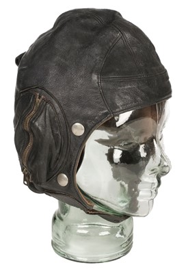 Lot 234 - Flying Helmet. A WWII Battle of Britain period B Type flying helmet