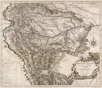 Lot 58 - Amazonia. Parcar (Petro), Maragnony sive Amazonum Fluminis Terrarum..., 1785