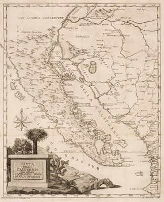 Lot 88 - California. Clavigero (Francesco S.), Carta Della California Suo Golfo E. Contracoste..., 1788