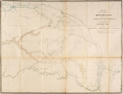 Lot 97 - Guyana. Schomburgk (Robert H.), Map's [sic] of the limits of British Guiana..., 1896