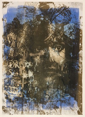 Lot 424 - Vhils (1987- ). Beauty dies and fades away, 2009, screenprint in colours