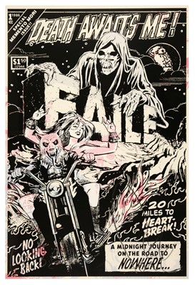 Lot 376 - Faile (1999- ). Death if Ends Faile, 2009, screenprint in colours