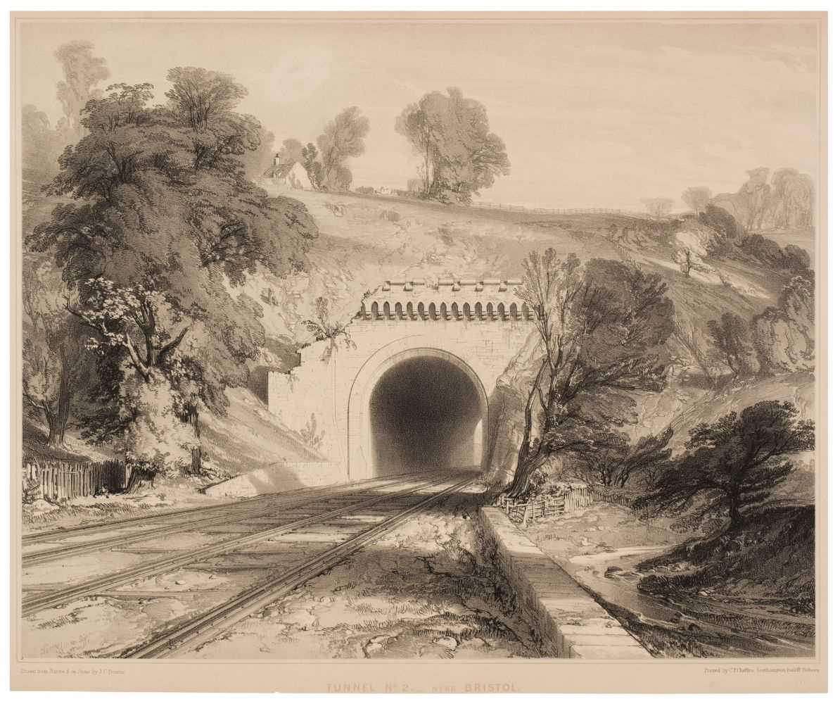 Lot 154 - Bourne (J. C.). Five lithographs of Railway construction, circa 1838