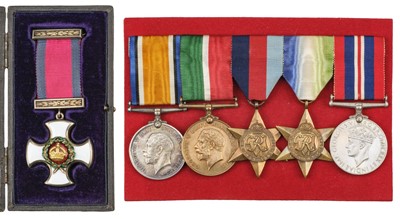 Lot 502 - Merchant Navy. A DSO group to Captain P.A. Sola, Merchant Navy