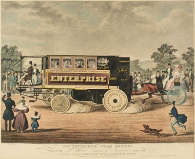 Lot 307 - Hunt (Charles). The "Enterprise" Steam Omnibus..., 133, but later 19th century lithograph