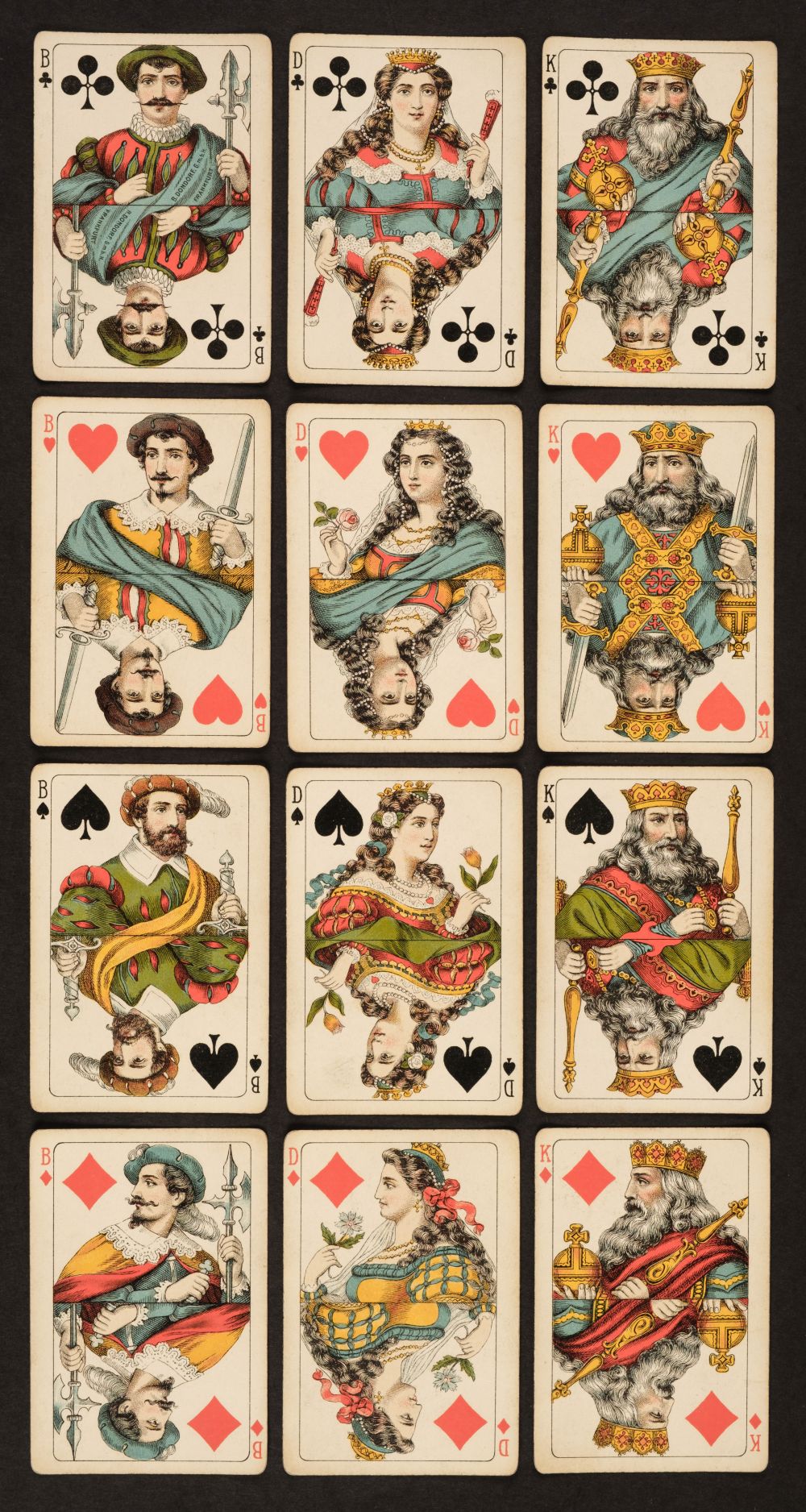 Lot 557 Swiss Playing Cards. Swiss Cantons Pattern