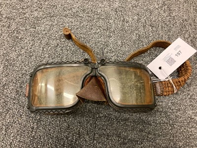 Lot 197 - Flying Goggles. A pair of WWII RAF Mk IIIa flying goggles