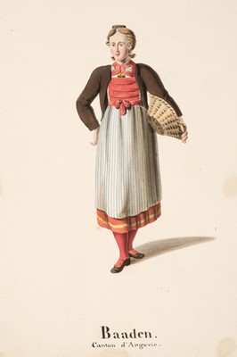 Lot 84 - Switzerland, France, Germany, Spain & Italy. Watercolours and lithographs, circa 1820-1830
