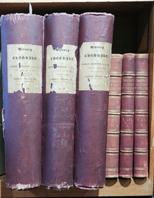 Lot 22 - Ormerod (George). The History of the County Palatine and City of Chester, 3 volumes, new ed., 1882