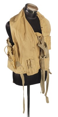 Lot 182 - Mae West. A WWII RAF 1941 pattern life-saving waistcoat