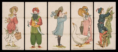 Lot 545 - Games. Nursery Rhymes Misfitz, London: C.W. Faulkner & Co., circa 1900