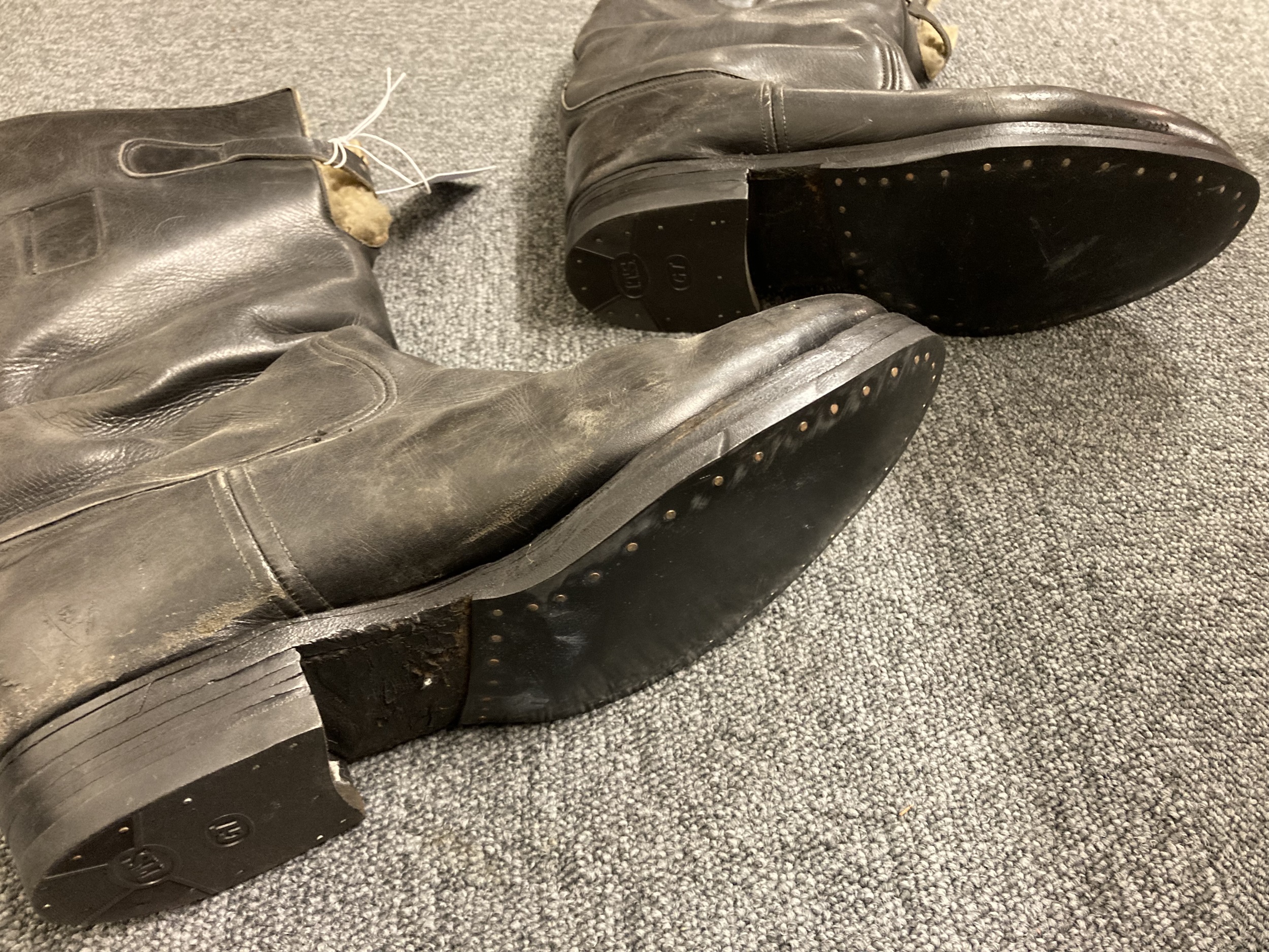 Lot 242 - Flying Boots. Two pairs of RAF 1936 pattern