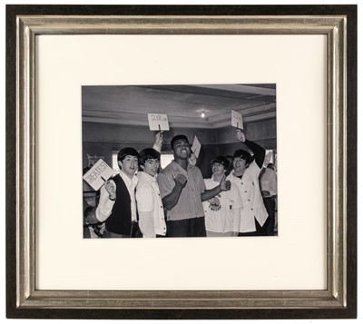 Lot 253 - Beatles. A group of 6 high quality large-format reproductions of famous photographs