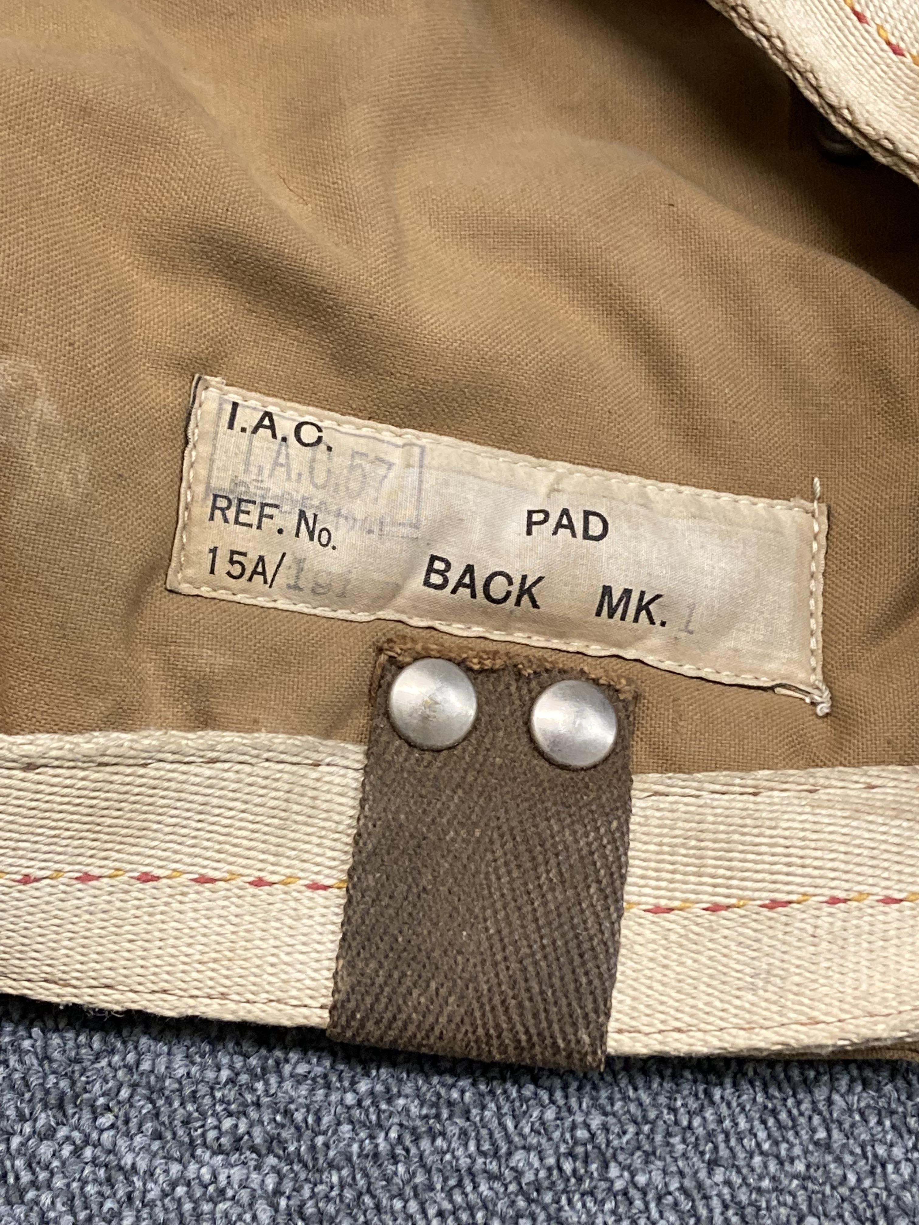 Ensemble Parachute Ex RAF Irvin LLP MK1 - Militaria