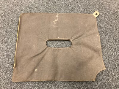 Lot 167 - Parachute. A WWII RAF period parachute backpad and related items