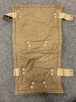 Lot 167 - Parachute. A WWII RAF period parachute backpad and related items