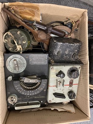 Lot 180 - Aircraft Instruments. A collection of WWII period RAF aircraft instruments