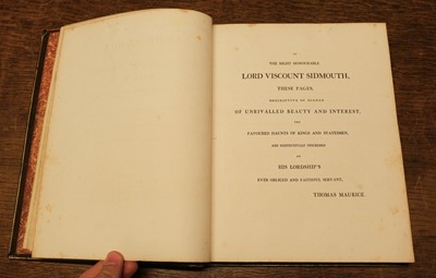 Lot 268 - Maurice (Thomas). Richmond Hilll; A Descriptive and Historical Poem ..., 1807