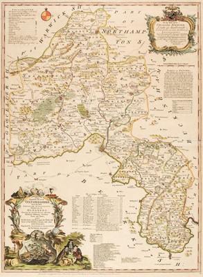 Lot 125 - Oxfordshire. Kitchin (Thomas), A New and Improved Map of Oxfordshire..., circa 1765